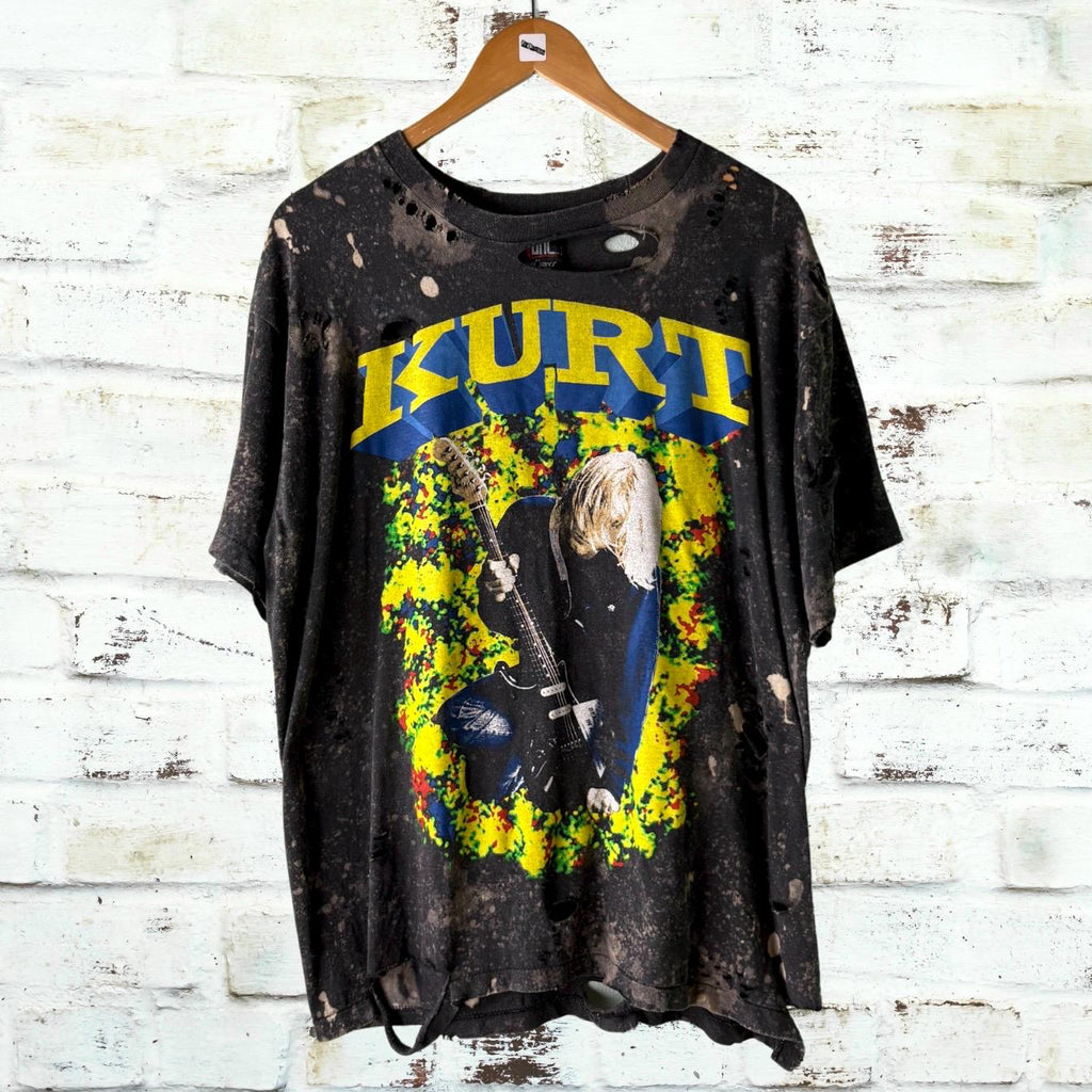 Kurt Cobain Thrashed Bleached Tee