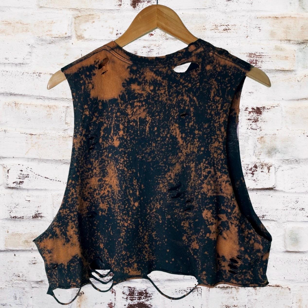 Bring Me The Horizon Cropped Bleached Shirt