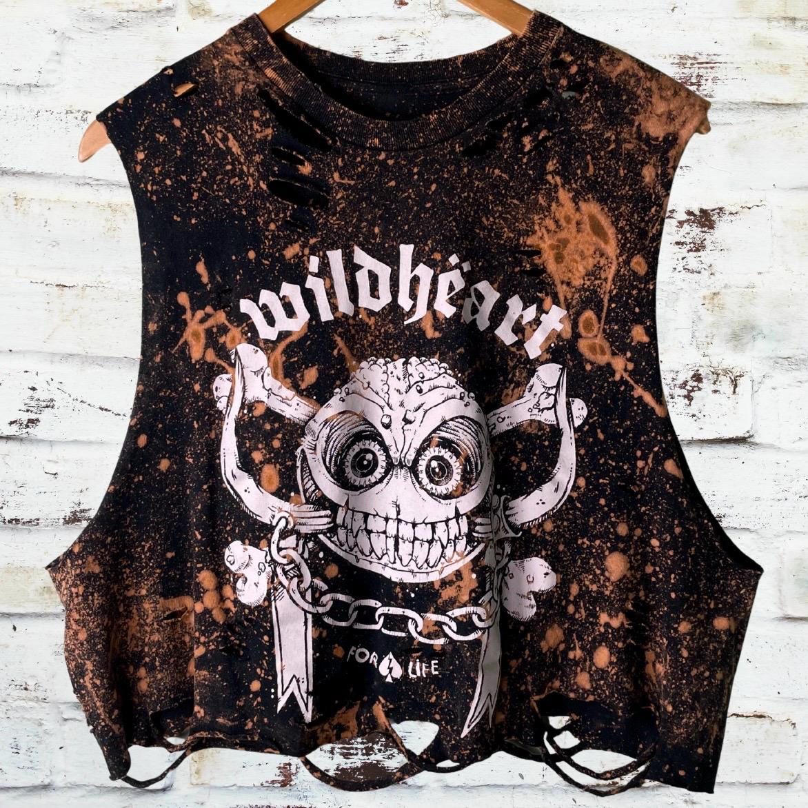 The Wildhearts - Wildheart For Life Bleached Tee