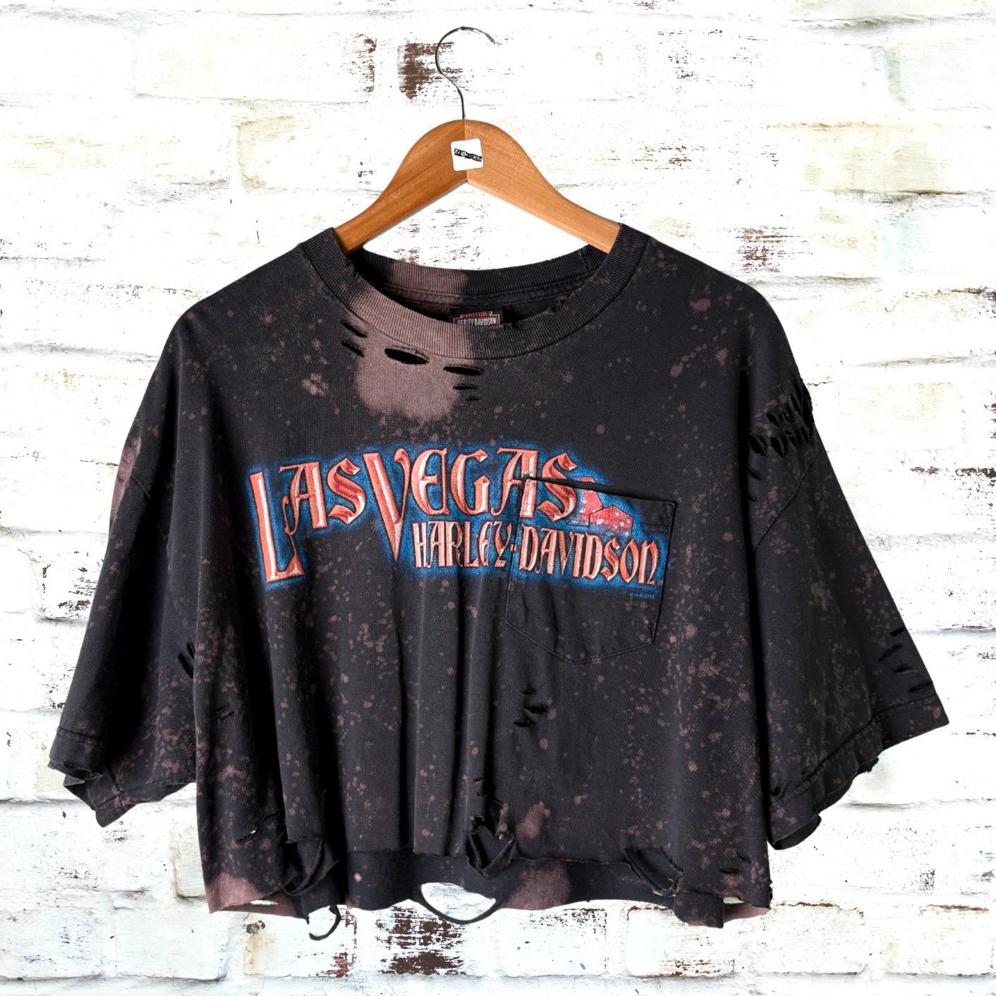 Harley Davidson Las Vegas Cropped Tee – ENGlorious