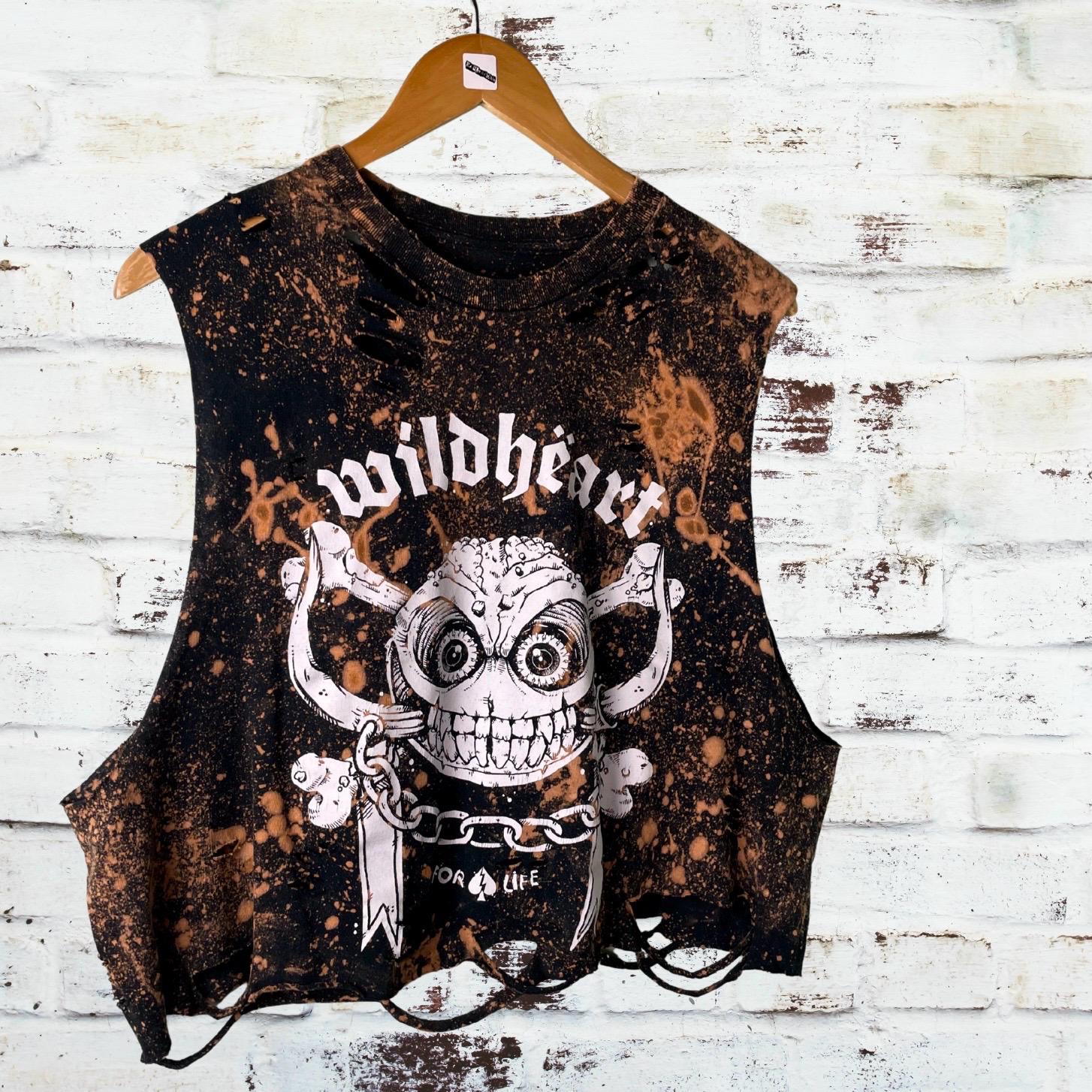 The Wildhearts - Wildheart For Life Bleached Tee