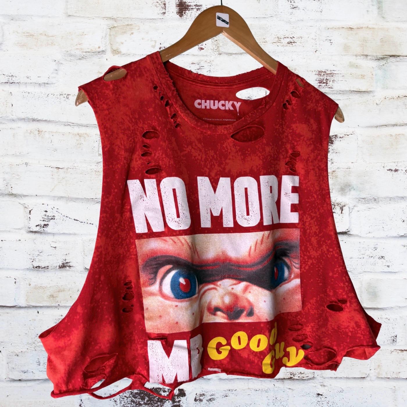Chucky - No More Mr Good Guy Bleached Distressed Tee