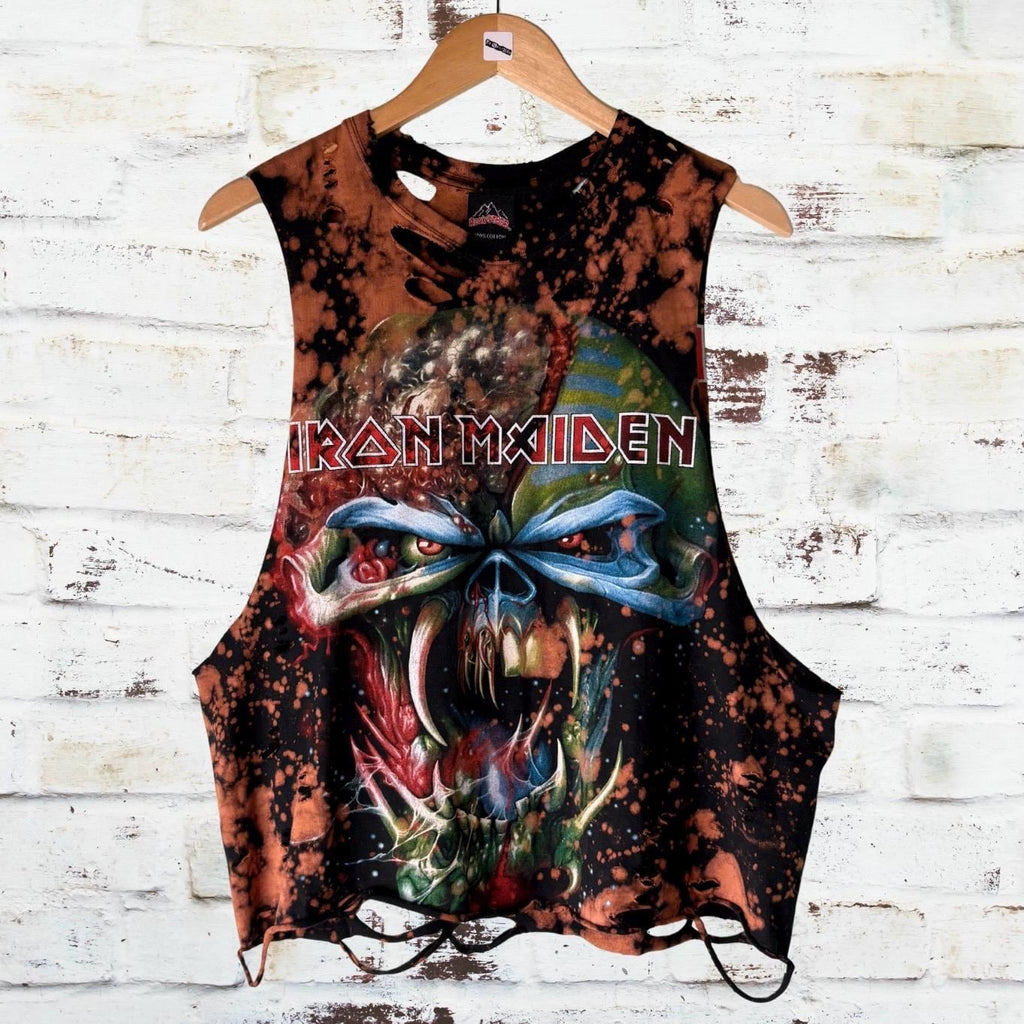 Iron Maiden Bleached Distressed Tee