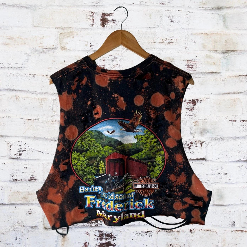Harley Davidson Maryland Shredded Custom Tee