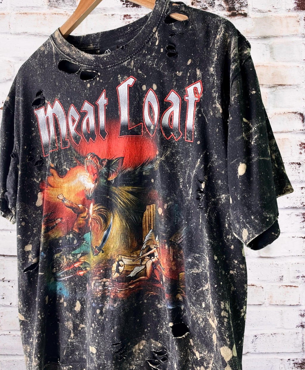 Meat Loaf Distressed Band Shirt