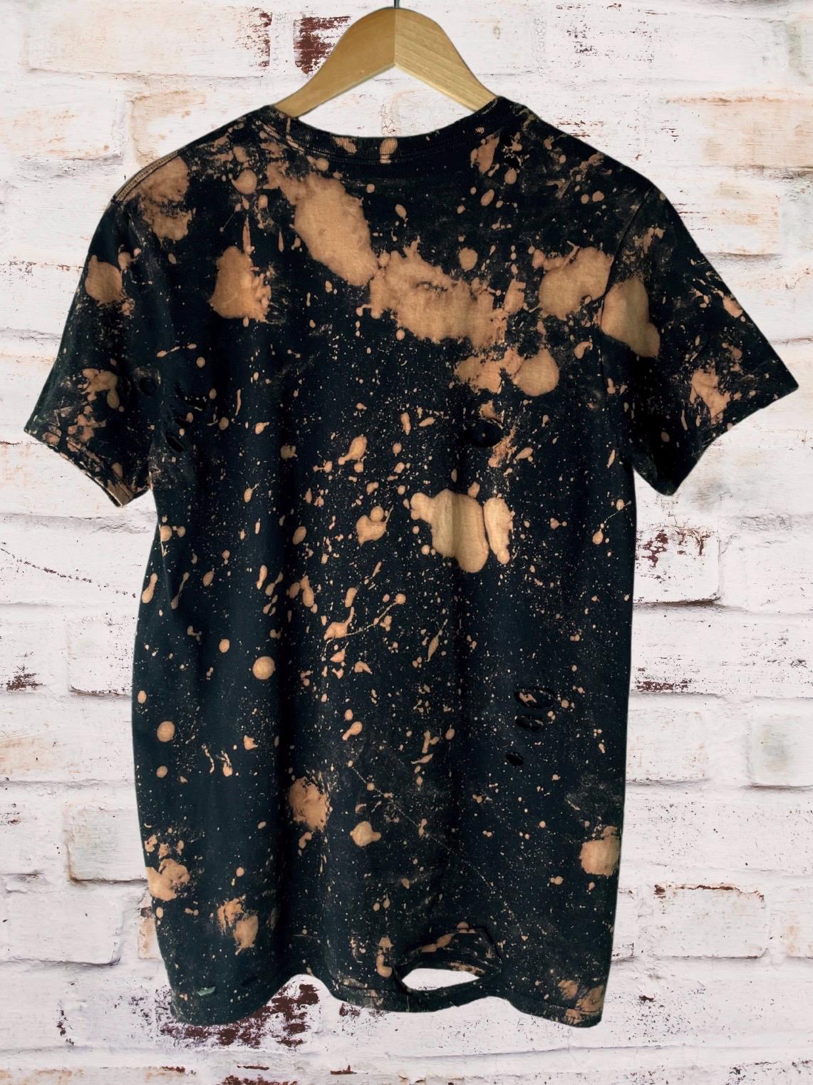 Asking Alexandria Bleached Distressed Band Shirt