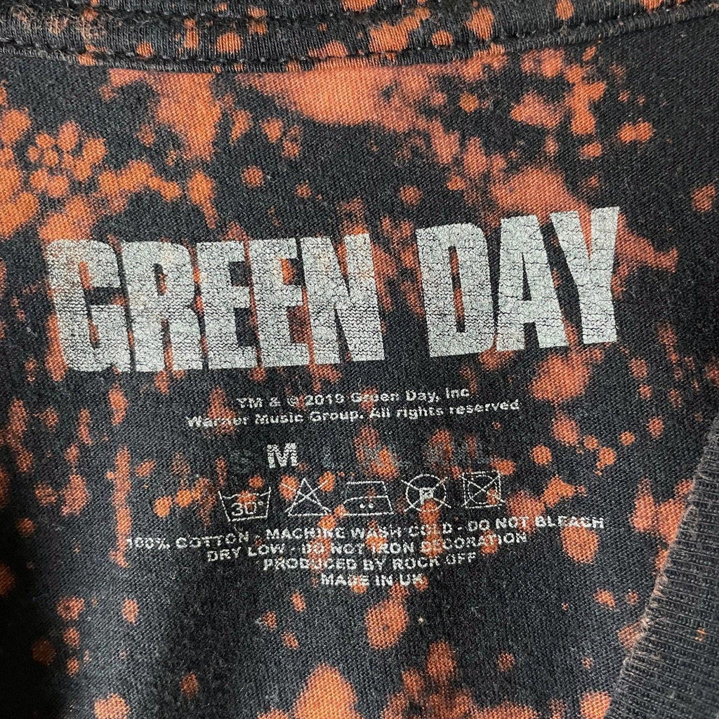 Green Day Bleached Band Tee