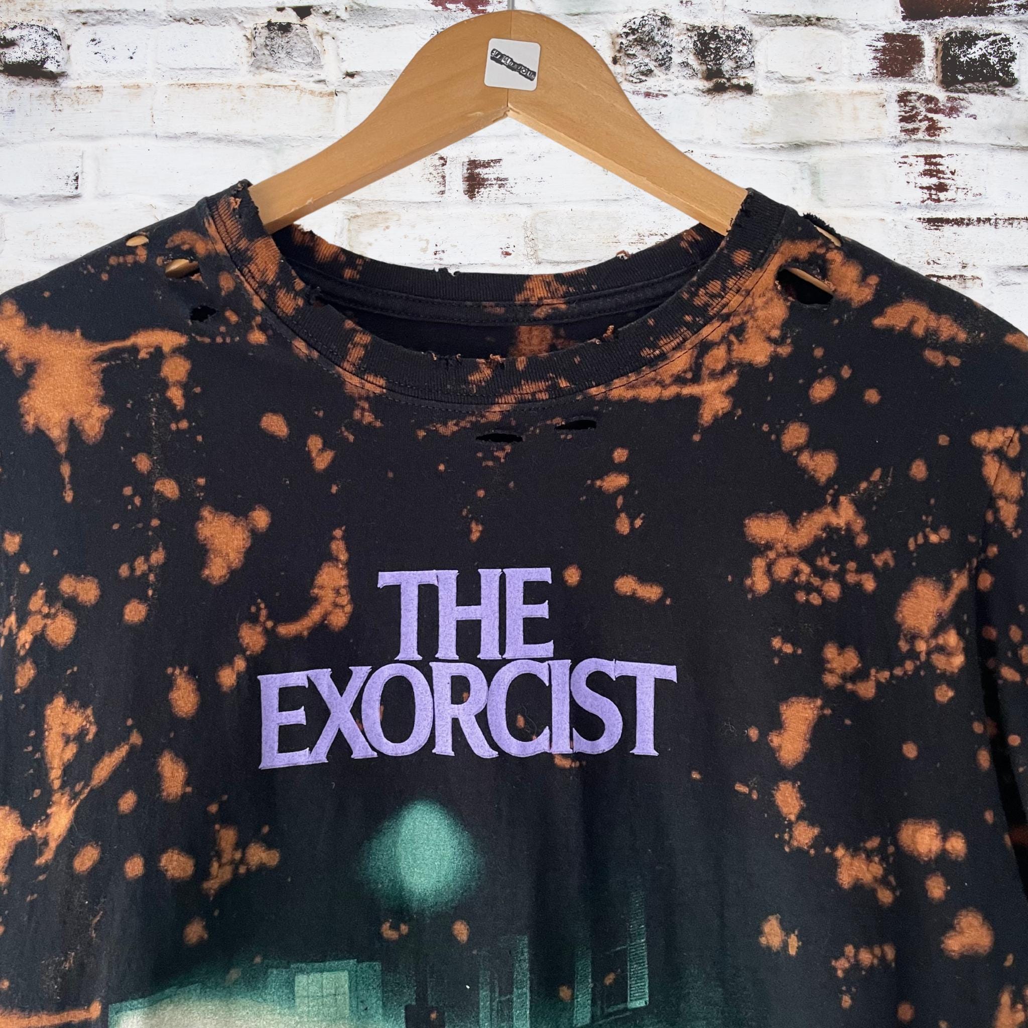 The Exorcist Bleached Distressed T-Shirt