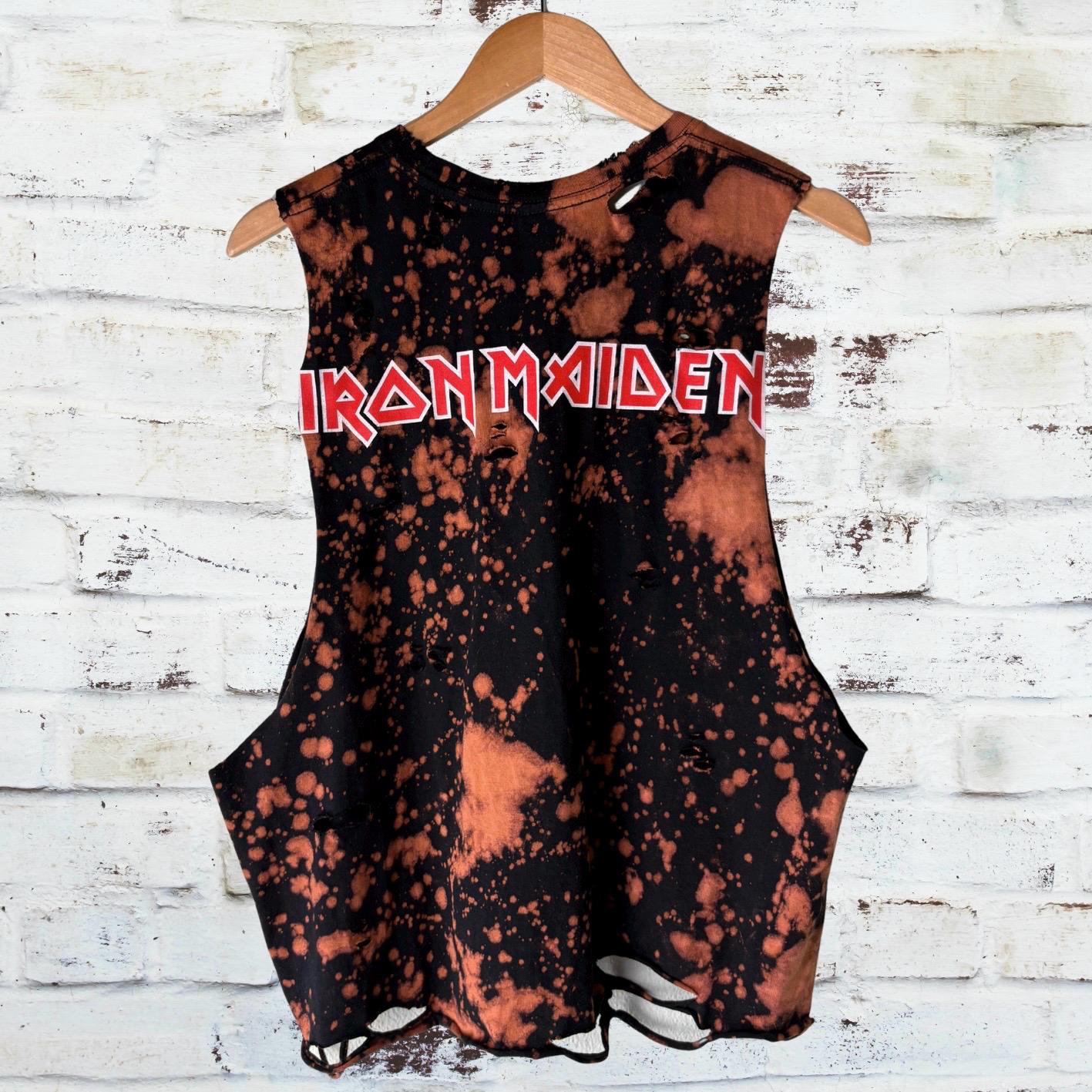 Iron Maiden Bleached Distressed Tee