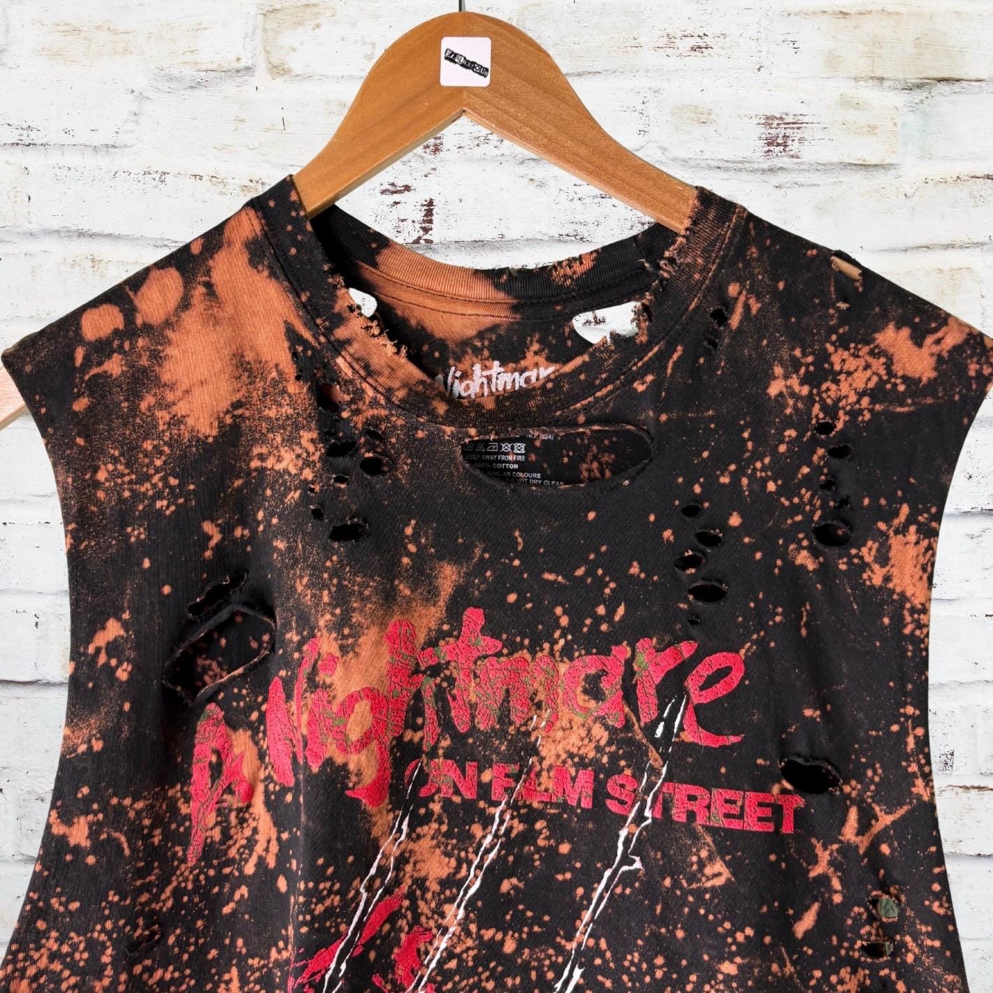 A Nightmare On Elm Street Distressed Horror Tee