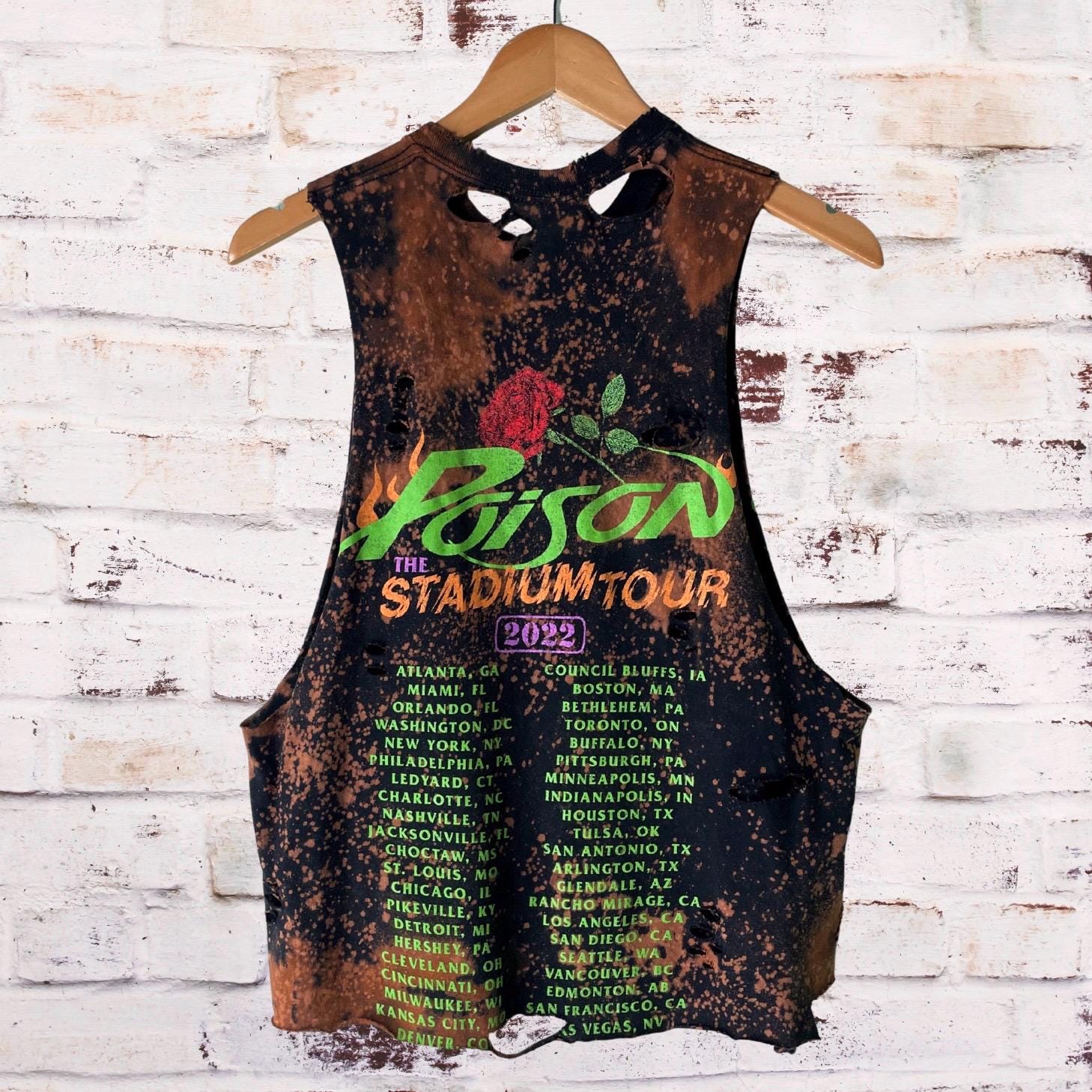 Poison Bleached 2022 Tour Shirt