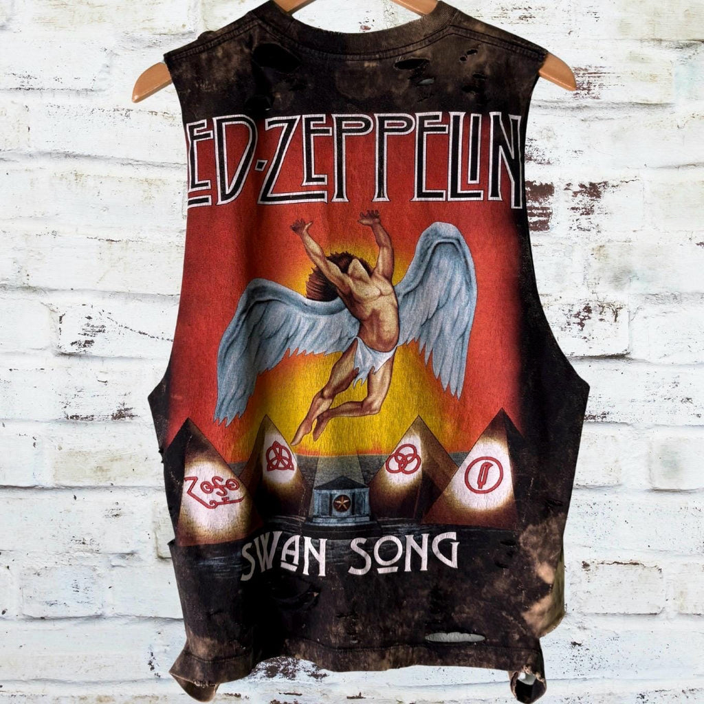 Led Zeppelin Swan Song Distressed Tee