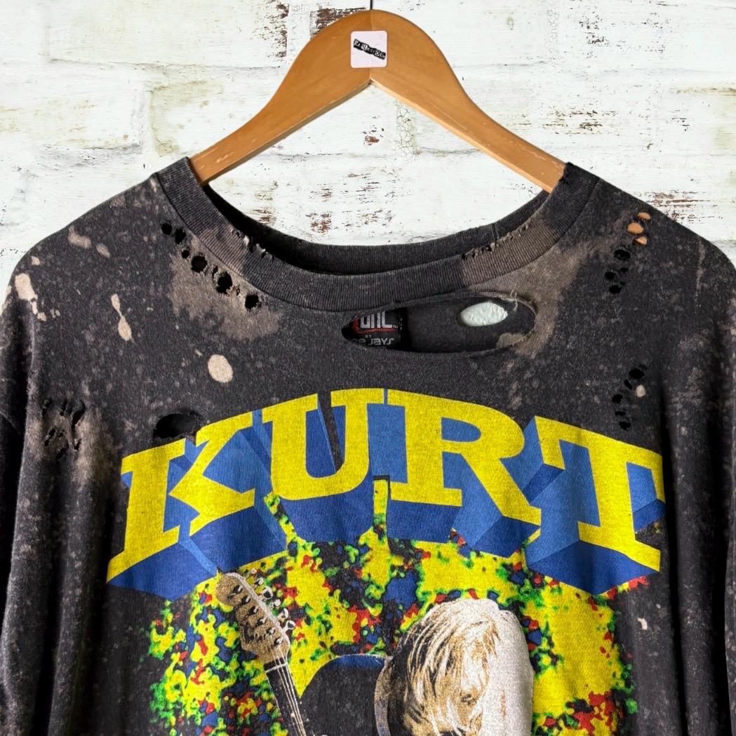 Kurt Cobain Thrashed Bleached Tee
