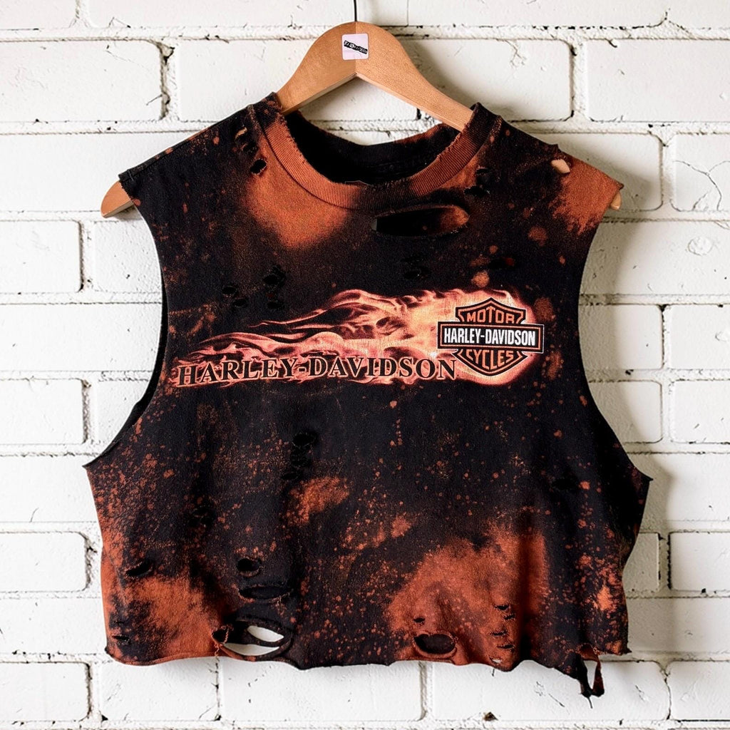 Harley Davidson Minneapolis Bleached distressed T-Shirt