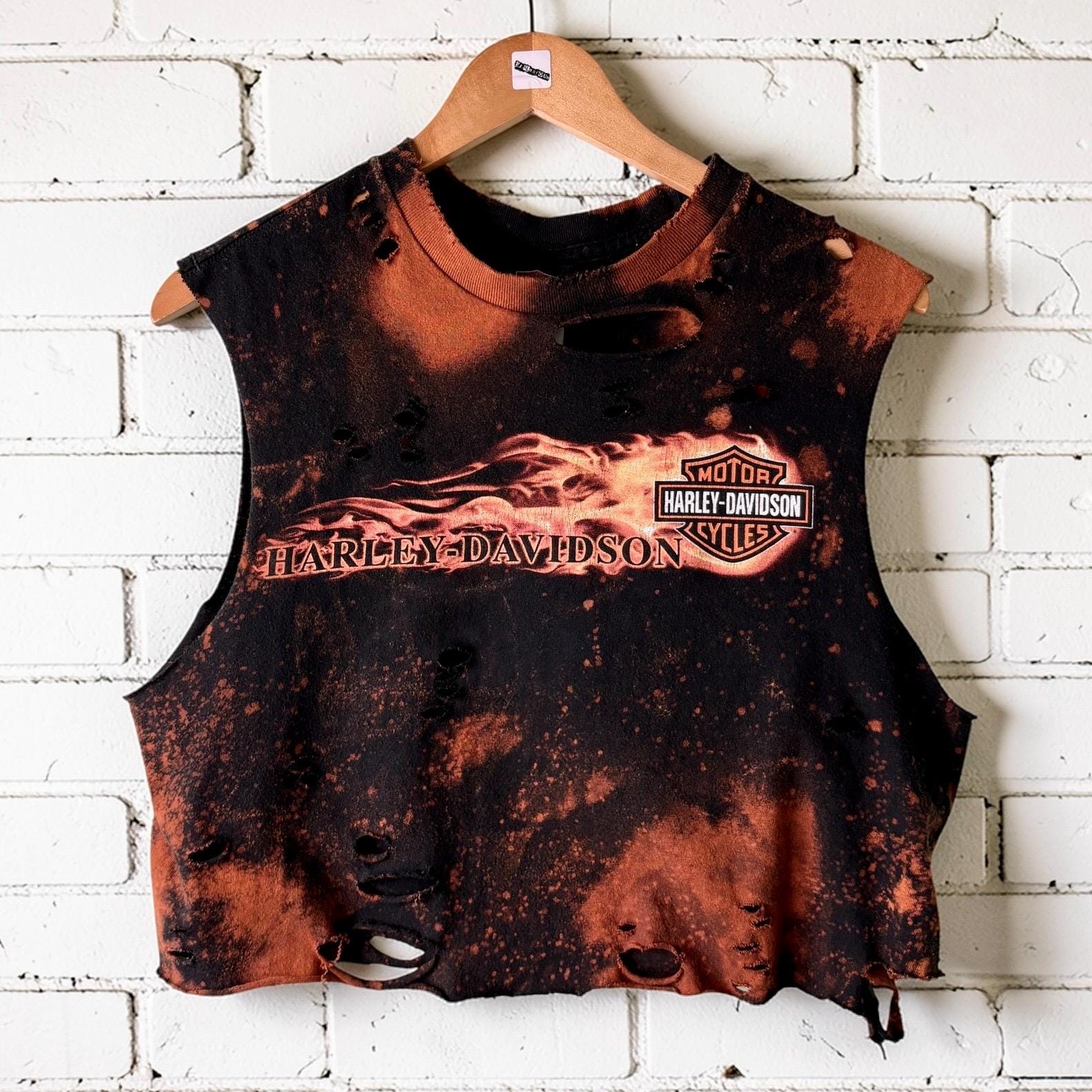 Harley Davidson Minneapolis Bleached distressed T-Shirt