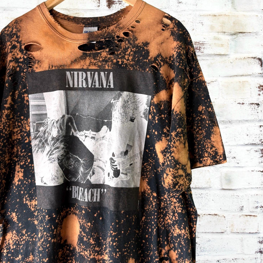 Nirvana Bleach Custom Band Shirt