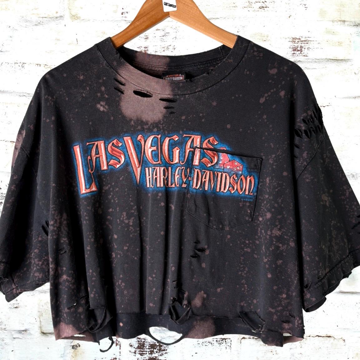 Harley Davidson Las Vegas Cropped Tee