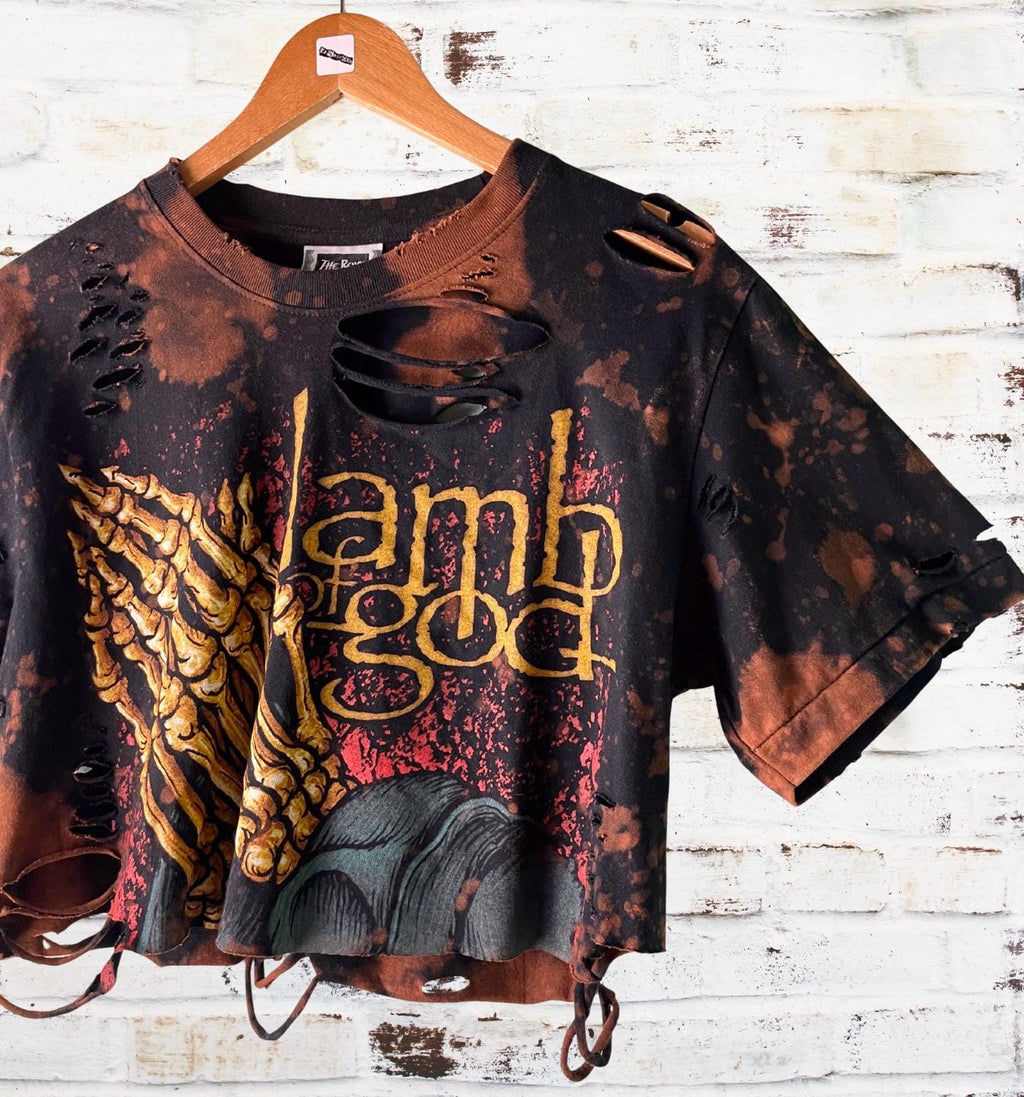 Lamb Of God Cropped Thrashed Tee