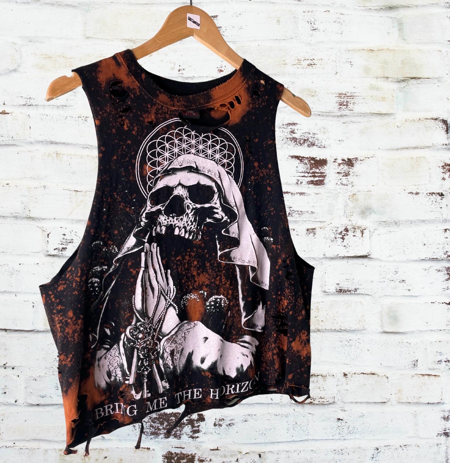 Bring Me The Horizon Cut Off Shredded Tee