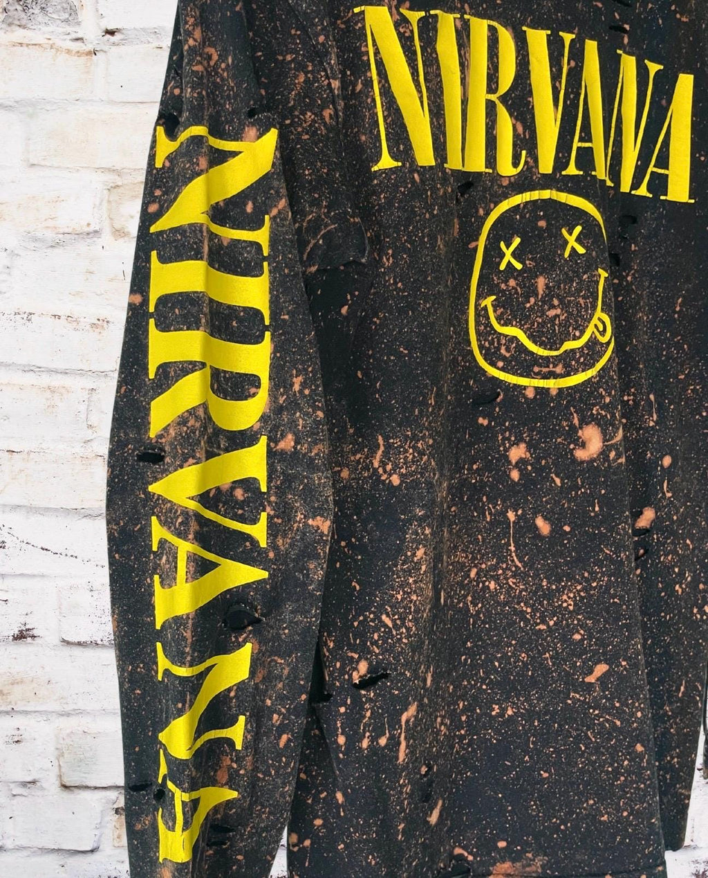 Nirvana Classic Smiley Logo Long Sleeve Tee