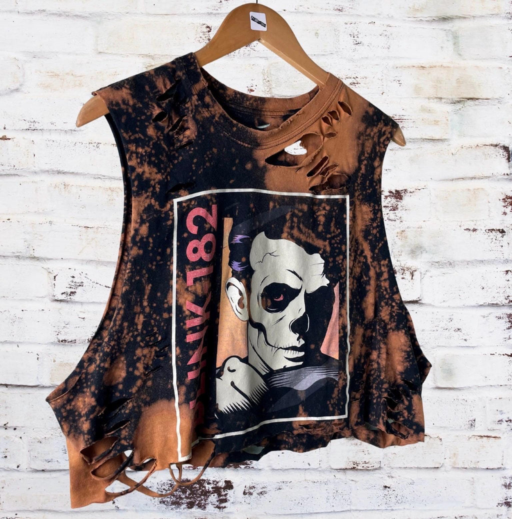 Blink 182 Distressed Tour Tee