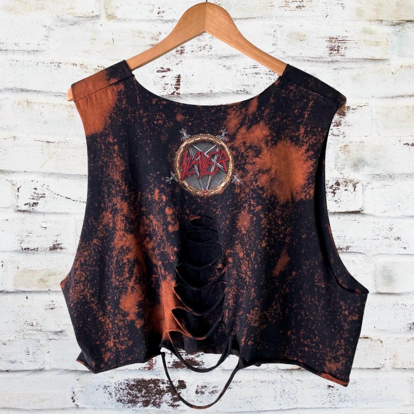 Slayer Classic Logo Thrashed Tee