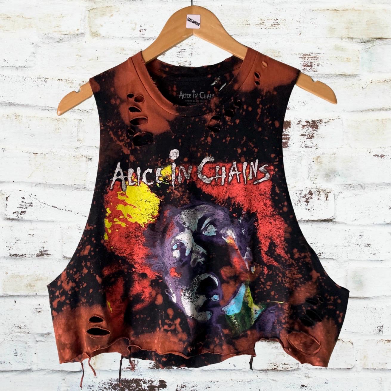 Alice In Chains Distressed Band Shirt